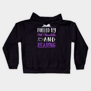 Fueled Bu Hot Chocolate and Reading Kids Hoodie